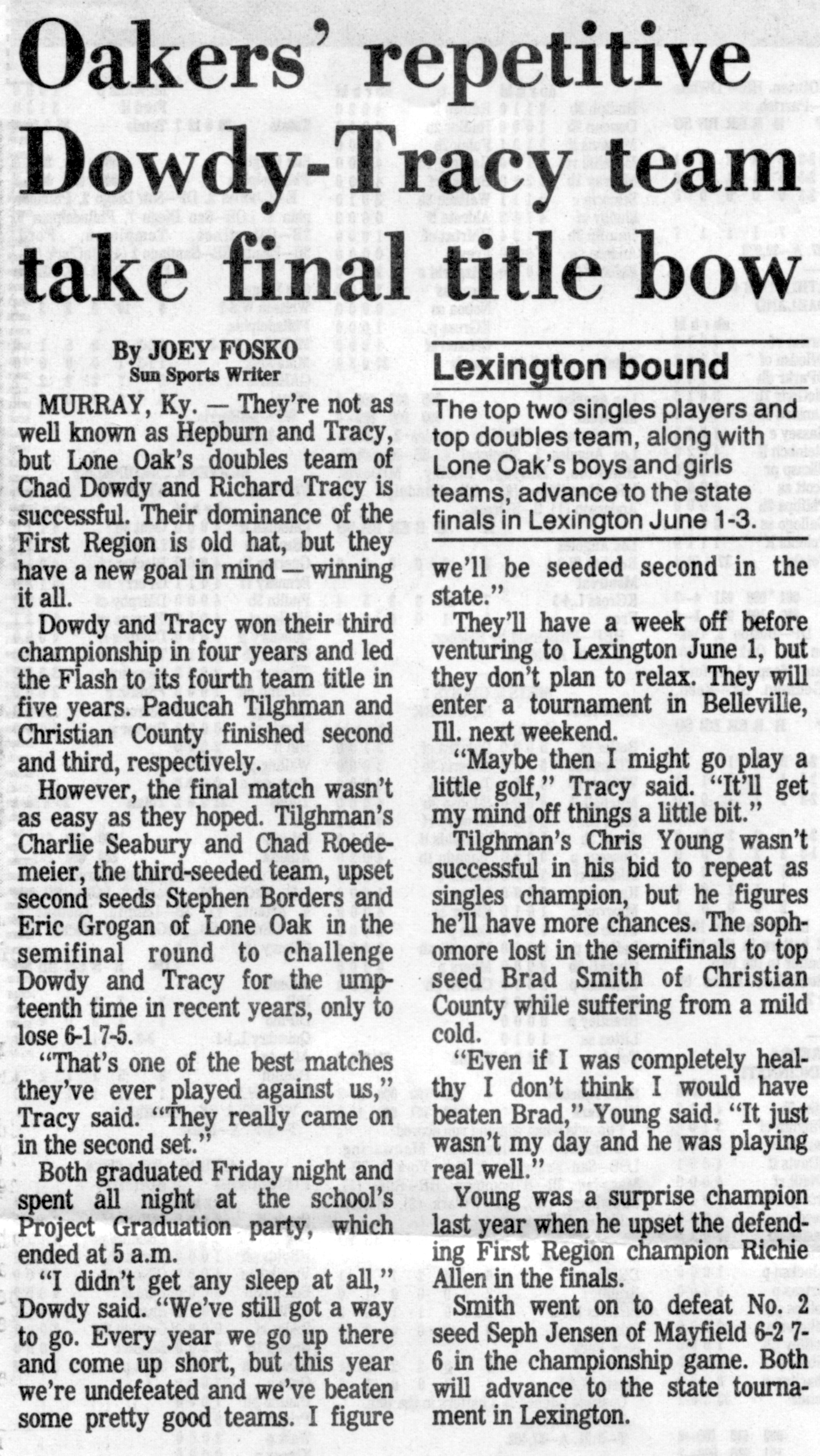 Paducah Sun May 1989